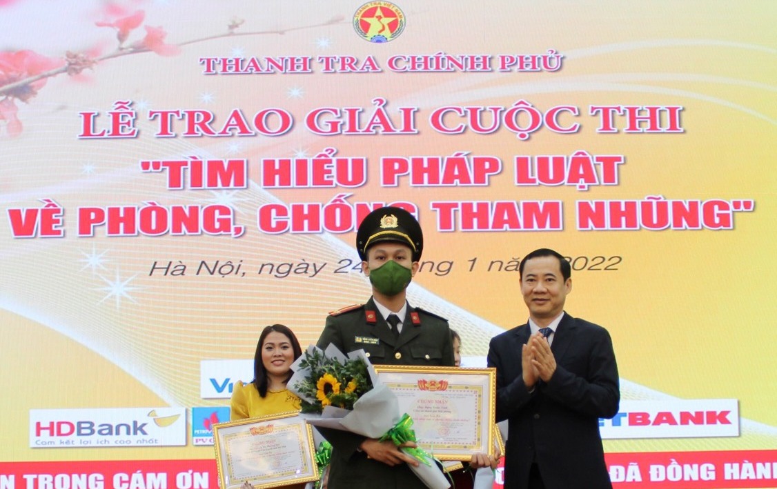 Cán bộ Thanh tra Công an thành phố đạt giải cao cuộc thi 